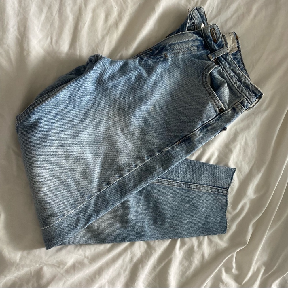 top shop high waisted mom jean